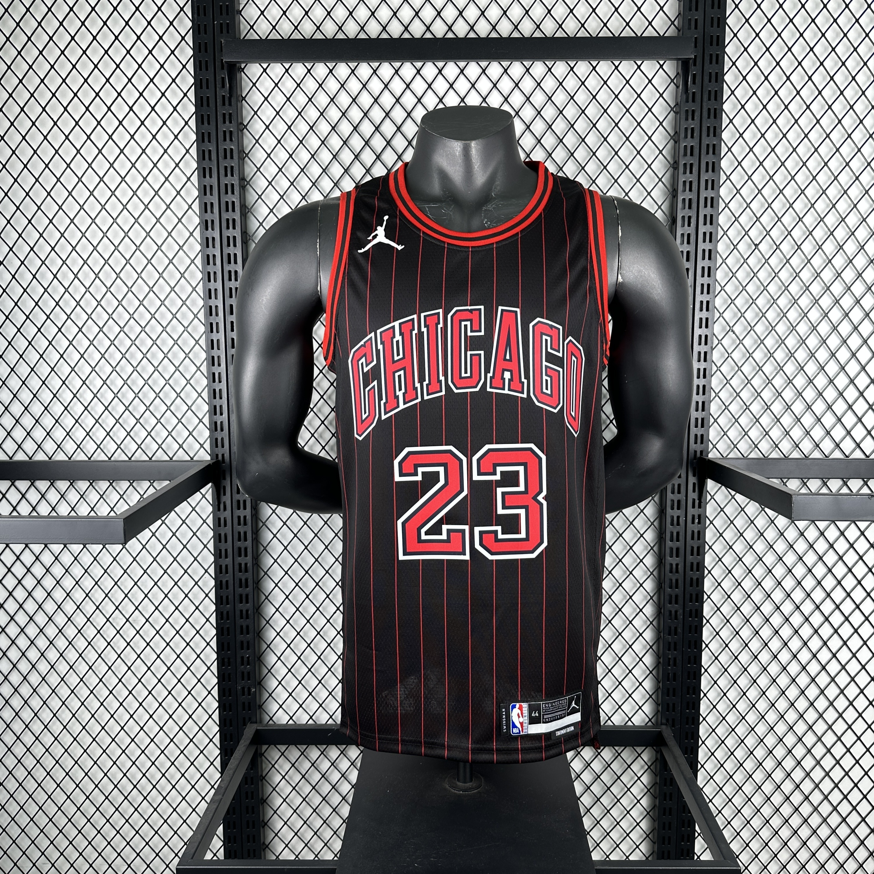 Men Chicago Bulls  #23 Jordan black 2025 NBA jersey